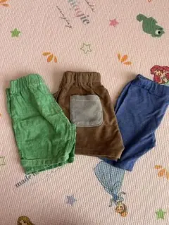 夏用 ハーフパンツ 3点セット 90-95