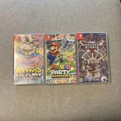 switch 3本セット　メイドインワリオ　マリオパーティ　ドラクエ3