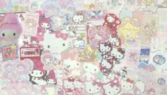 キティ　おすそわけファイル　メモ帳　サンリオ　レトロ　マイメロ　キキララ レター