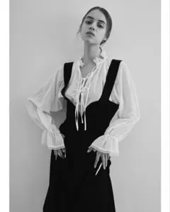 Verybrain Cotton volume blouse