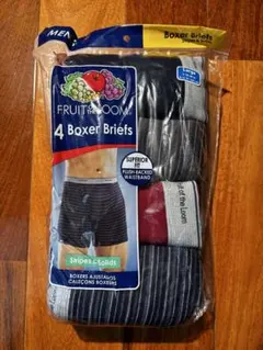 新品未開封　Fruit of the Loom ボクサーブリーフ 4枚セット L