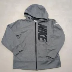 NIKE キッズ フード付きパーカー グレー