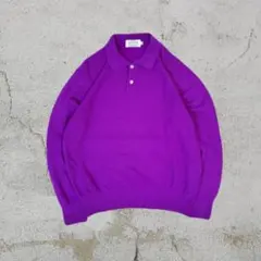 90-00s ニット　セーター　襟付き　シンプル　ベーシック　　　　古着