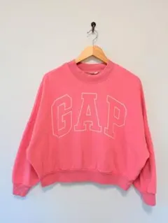 最終値下げ　GAP ギャップ ビッグロゴ クロップド丈 スウェット トレーナー￼