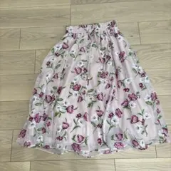 JILL STUART フラワープリント フレアスカート FR