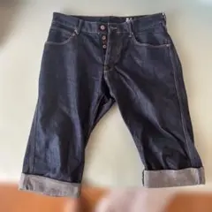 H&M ストレートデニム US 32 半ズボン