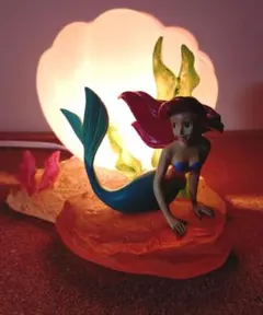 リトル・マーメイド アリエル フランダー★LED ライト フィギュア ディズニー リトルマーメイド アリエル＆フランダー LEDライトメモ