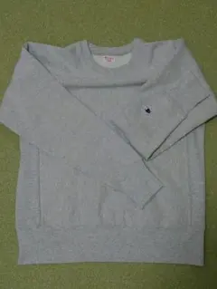 Champion USA製 リバースウィーブ オートミール L 無地 赤タグ