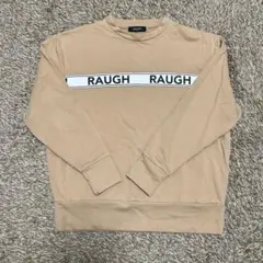 RAUNCH ベージュ トレーナー　スウェット