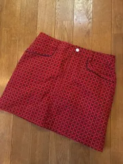 新品！adidas ゴルフウェア　レッドスカート M