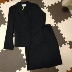 アンタイトル　UNTITLED　ストライプ　スカートスーツ　38　9号