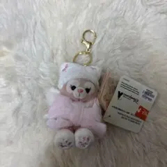 香港 ディズニー 限定 冬　お座り ぬいぐるみキーチェーン リーナベル