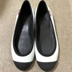 【HUNTER】　ハンター　フラットパンプス　レインシューズ　UK5/24cm