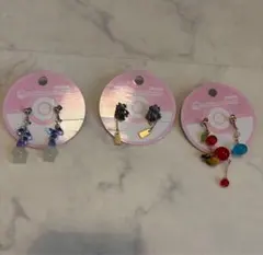 ポケモン　accessory ヒトモシ　デデンネ　ジュペッタ　イヤリング　セット