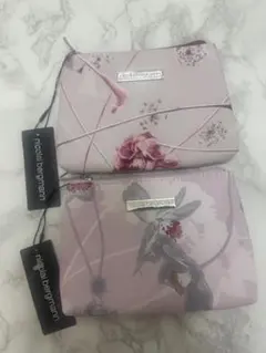 ニコライバーグマン 花柄ポーチ 小物入れ 新品タグ付き 2点セットのサムネイル