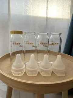 Pigeon 母乳実感 ガラス製哺乳瓶4本セット(産院用)