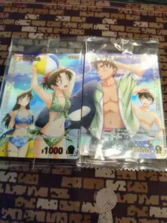 名探偵コナンカードゲーム 遠山和葉 服部平次 チャレンジ戦 プロモ