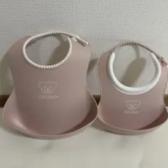 《美品》BABYBJÖRN スタイ 2点セット ピンク