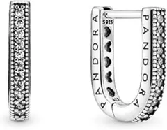 未使用 パンドラPANDORA シグネチャーU字フープピアスのサムネイル