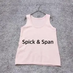 【Spick & Span】カシミヤニット タンクトップ ピンクのサムネイル
