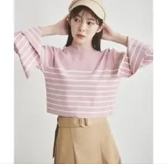 最終価格　美品31 Sons de mode スリットスリーブボーダーニット