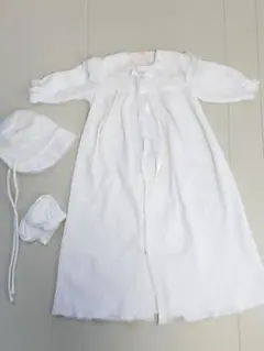 ホワイト ベビードレスセット
