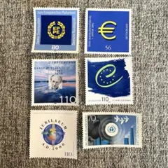 175 【未使用：海外切手(ドイツ)】 1973年 環境保護シリーズ 4種セット