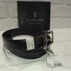 新品未使用 LANVINl ランバン レザーベルト 牛本革 リバーシブルのサムネイル