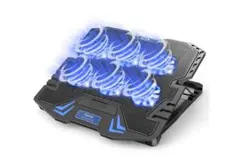 ノートパソコン冷却パッド 冷却台 6つ冷却ファン搭載 5段階高度