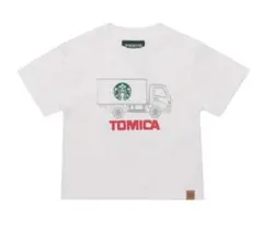 トミカ スターバックス トラック Tシャツ キッズ グリーン 110 トミカ スターバックス トラック Tシャツ キッズ グリーン 110 - メルカリ