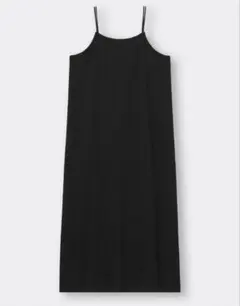 GU リブキャミソールワンピース　M