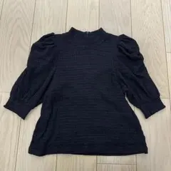 SLY パフスリーブ ブラウス ブラック