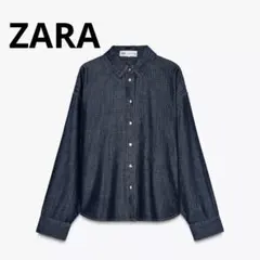 【新品未使用】ZARA Z1975 オーバーサイズデニムシャツ M