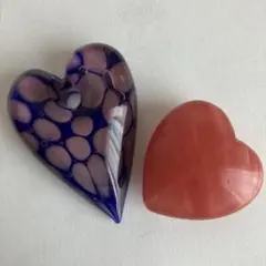 ヴェネチアンビーズとチェリークォーツ　ペンダントトップセット