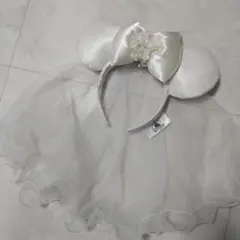 美品　ミニー 花嫁カチューシャ 花嫁 上海ディズニー