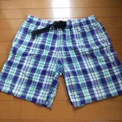 WILD THINGS チェック柄ショートパンツ