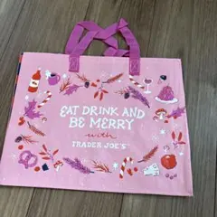 Trader Joe's ピンクエコバッグ