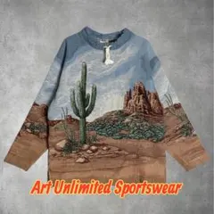 USA製 AU 総柄 ゴブラン織り スウェット 27-4-32