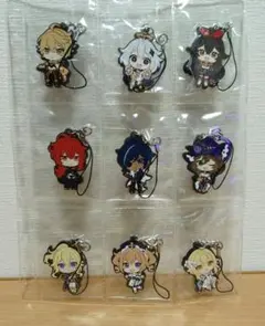 原神 ラバーストラップ41個セット モンド城 璃月 稲妻 ラバスト キーホルダー
