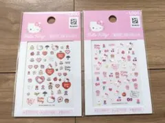 韓国限定　ハローキティ　ネイルシール　ネイル　パーツ　サンリオ　2枚セット　新品