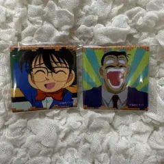 名探偵コナン コナンランド メモリアル缶バッジセット 江戸川コナン・毛利小五郎