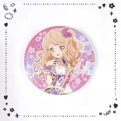 アイカツオンパレード！ ナムコ セガ 缶バッジ 香澄真昼