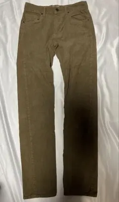 カーキ コーデュロイ パンツ　UNIQLO 29インチ