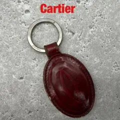Cartier カルティエ キーリング ハッピーバースデー ボルドー レザー