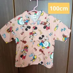 [新品]ミッキーマウス レトロシャツ100