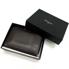 ★paulsmith ポールスミス 二つ折り ジップウォレット ダークブラウン