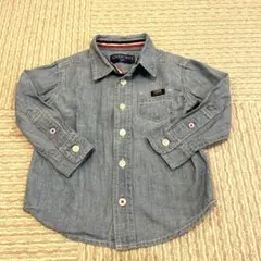 デニムシャツ　サイズ90 着用1回のみ