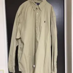 90s 希少Ralph Lauren XXL シャツ　USA 100%コットン