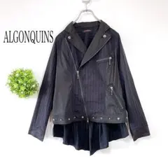 ALGONQUINS 【F】ジャケット 薄手　ストライプ　スカル　春秋のサムネイル