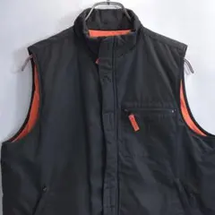 90s RALPH LAURENラルフローレンロゴ刺繍 ナイロン パデッドベスト